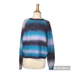 NWT BB Dakota by Steve Madden Blue Ombré Sweater, Size: Medium